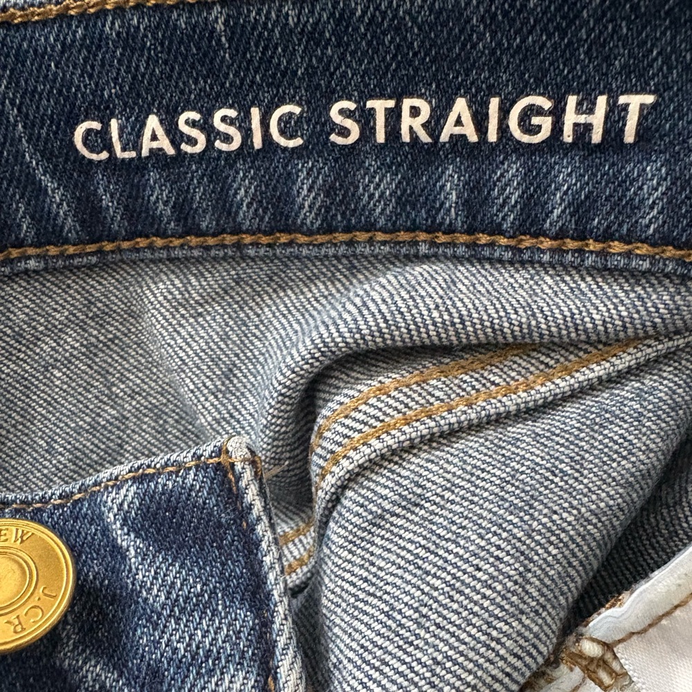 J. Crew Straight Leg with Raw Hem Jeans - Picture 10 of 13